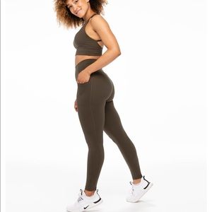 Ethos All Day Leggings Stone Grey